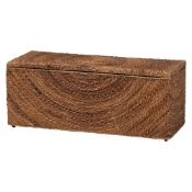 bali & pari Verino Handwoven Seagrass Storage Bench with Removable Lid - Rustic Wicker Trunk Chest for Entryway, Living Room, or Bedroom Organization Baxton Studio restaurant furniture, hotel furniture, commercial furniture, wholesale bedroom furniture, wholesale storage ottoman, classic storage ottoman